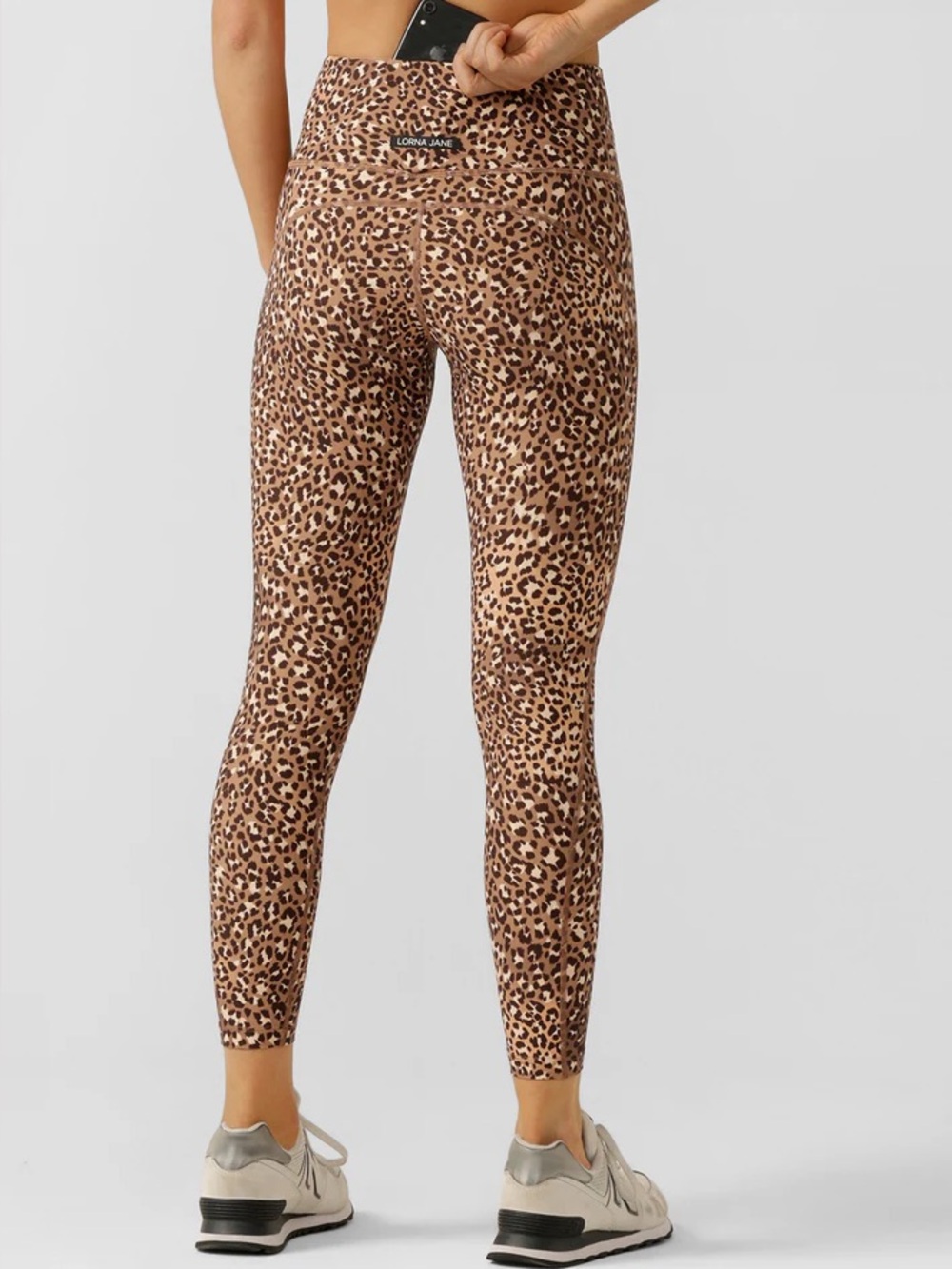 Lorna Jane Wild Side Phone Pocket Ankle Biter Leggings